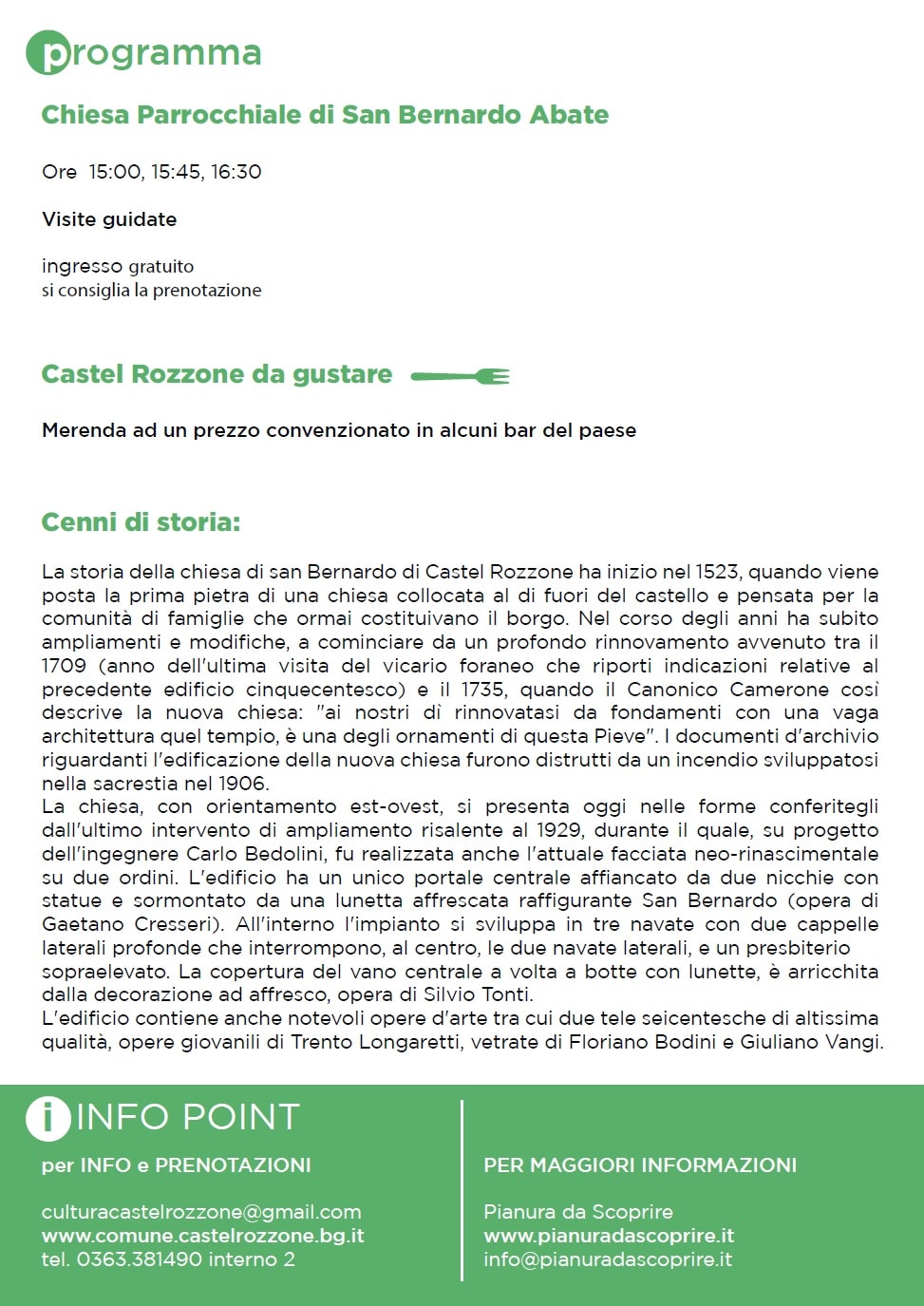 Castel rozzone da gustare