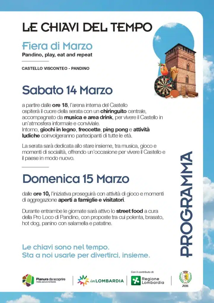 LE CHIAVI DEL TEMPO_Flyer PANDINO_retro
